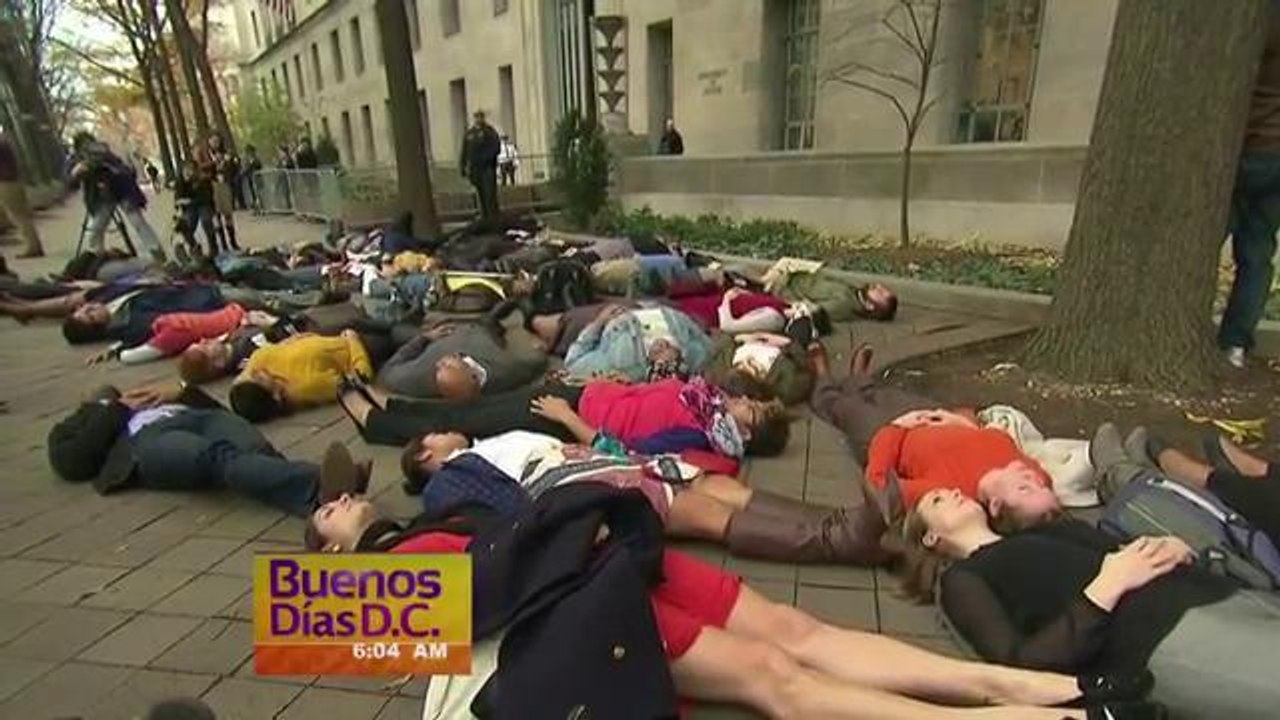 DC: Protesta frente a Centro de Justicia