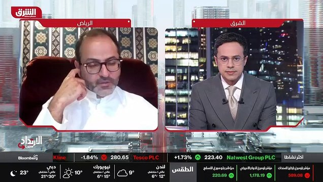 ...هوت أسعار خام برنت الى خمسين فاصل واحد و...