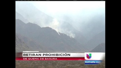 Se retira la prohibición de la quema de basura en Riverside