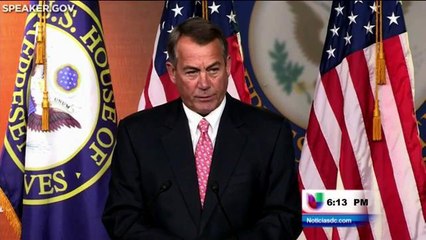 John Boehner anunció que luchará desde el congreso