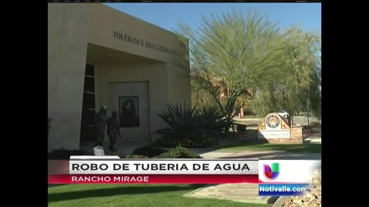 ROBO DE TUBERIA DE AGUA