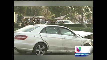 Una persecución termina en un aparatoso accidente en Cathedral City