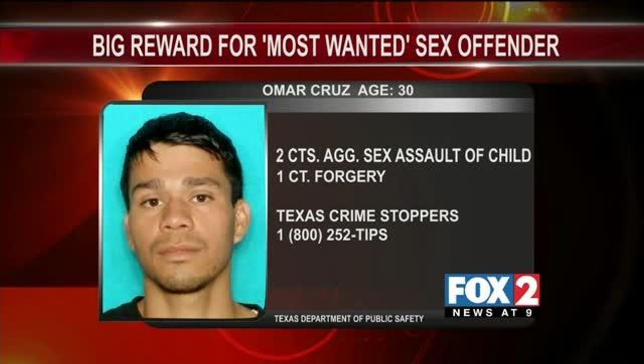 Police Offering up BIG Reward for Information Leading to one of Texas\' Most Wanted Sex Offenders