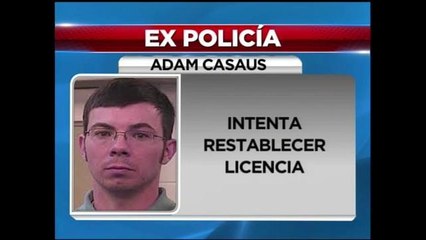 Busca restablecer licencia de policía convicto de conducir erráticamente