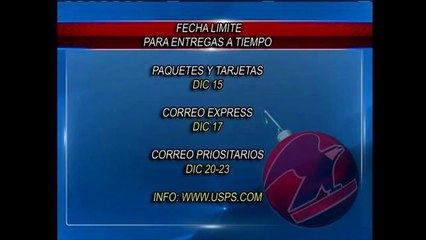 Quedan pocos días para enviar los regalos de Navidad por correo