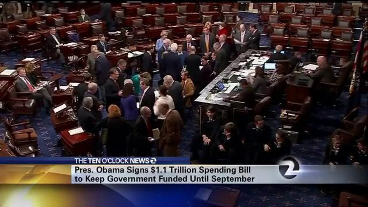 President Obama Signs Spending Bill