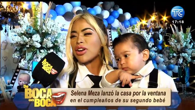 Así fue la gran celebración que hizo Selena Meza para su hijo
