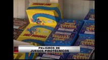 Peligros de juegos pirotécnicos