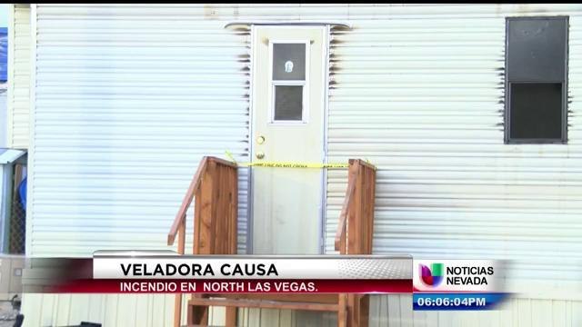INCENDIO EN NORTH LAS VEGAS DEJA A CUATRO DESPLAZADOS