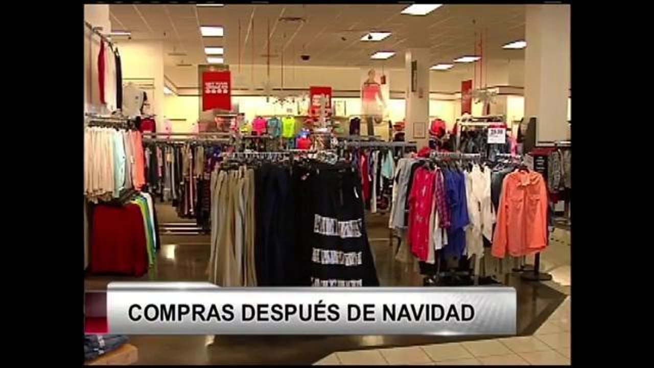 Compras postnavideñas