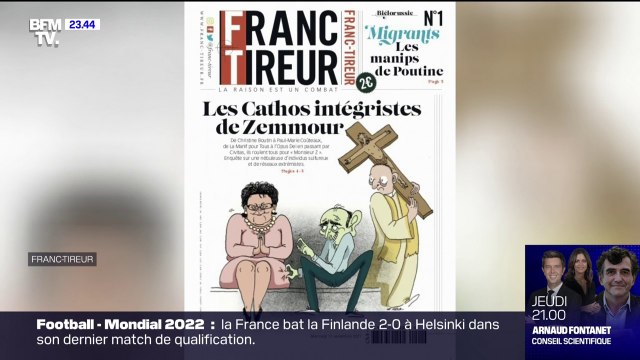 Christophe Barbier présente pour la première fois Franc-Tireur, le nouveau magazine dont il dirige la rédaction