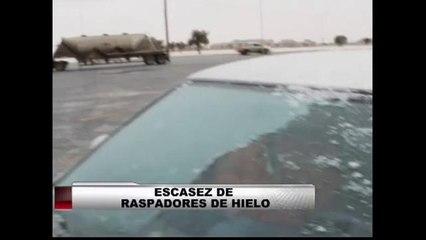 Escasez de raspadores de hielos