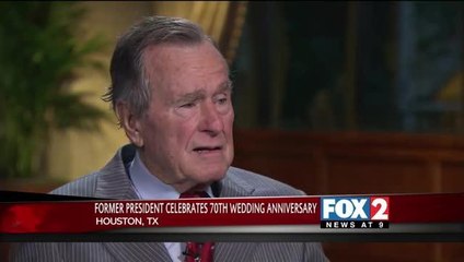 Barbara and George H.W. Bush Celebrate 70th Wedding Anniversary