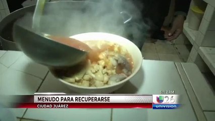 El menudo una rica y popular tradicion después de las fiesta de año nuevo.