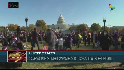 FTS 18:30 16-11: U.S. care workers call to pass social welfare bill