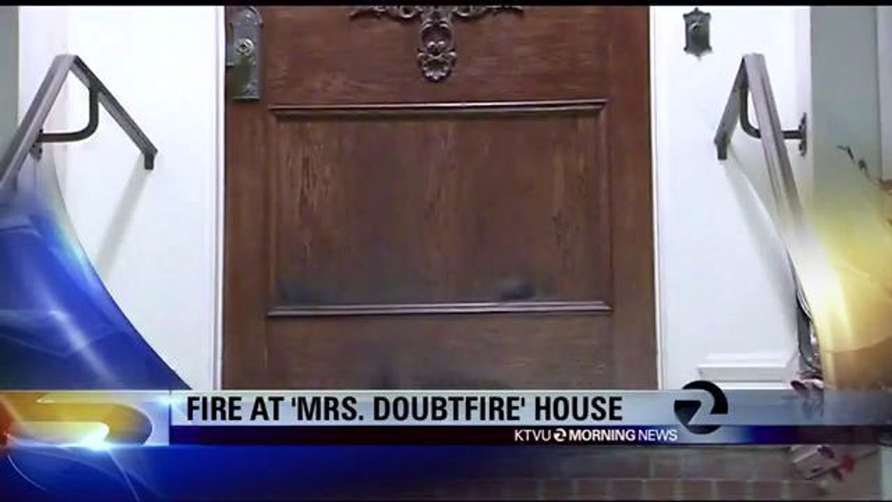 Fire At 'Mrs. Doubtfire' House