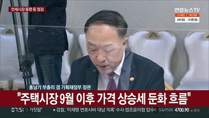 [현장연결] 홍남기 "월말 서울 인근 도심민영주택 6천호 사전청약 발표"