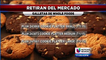 Retiran del mercado galletas de Whole Foods.