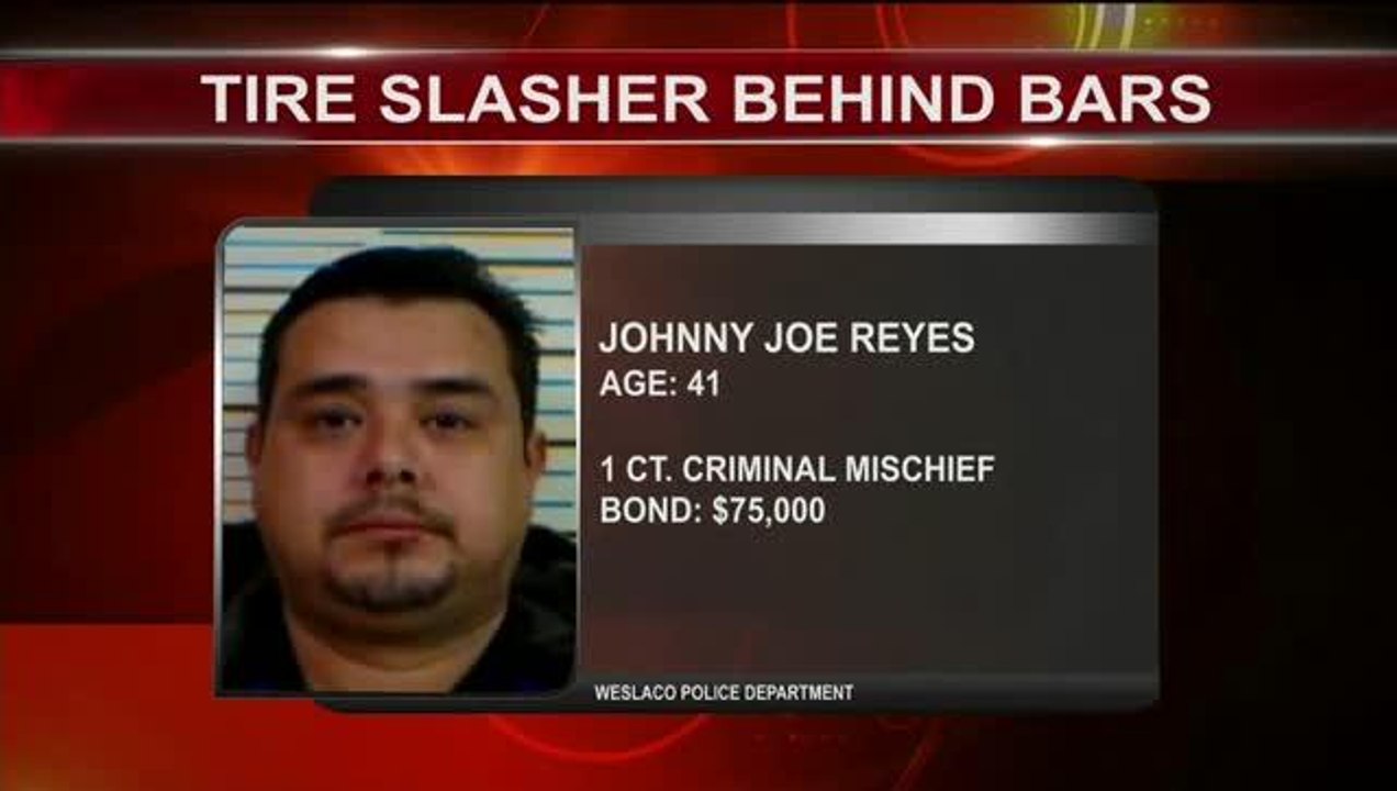 Texas DPS Tire Slasher Behind Bars