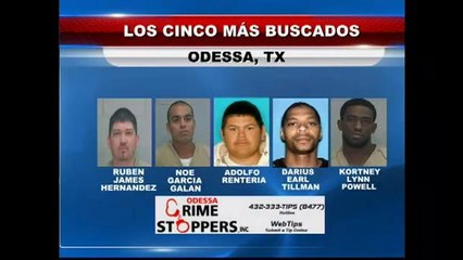 Los cinco más buscados por asesinato