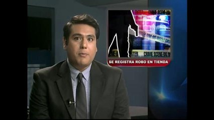 Se registra robo en tienda