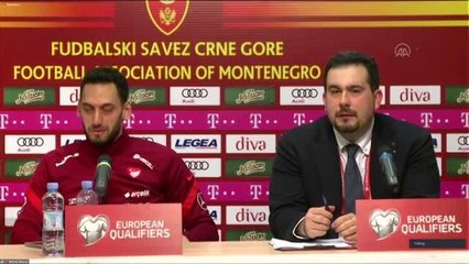 PODGORICA - Karadağ-Türkiye maçının ardından