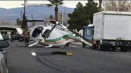 Detalles sobre desplome de helicoptero