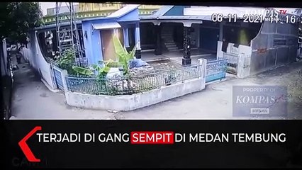 Detik-detik Jambret Seret Korban di Gang Sempit