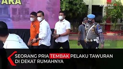 Kronologi Pria yang Tembak Pelaku Tawuran di Medan