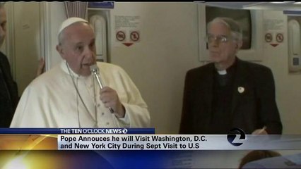 Pope To Visit Washington DC and New York in September
