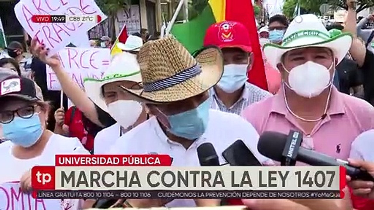 Uagrm anticipa lucha en las calles por ley 1407 que denuncian "va en desmedro de la autonomía"