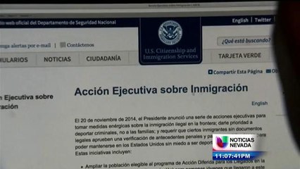Cambios en las fechas de la acción ejecutiva (DACA)