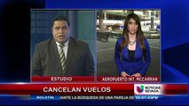 Cancelan vuelos