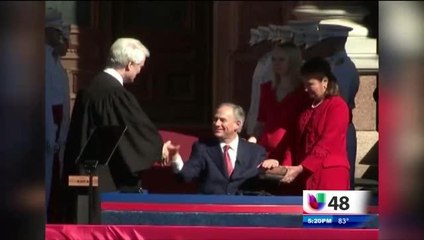 Toma Juramento El Nuevo Gobernador De Texas, Greg Abbott
