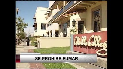 Prohibirán el uso de cigarrillos en centros de educación superior