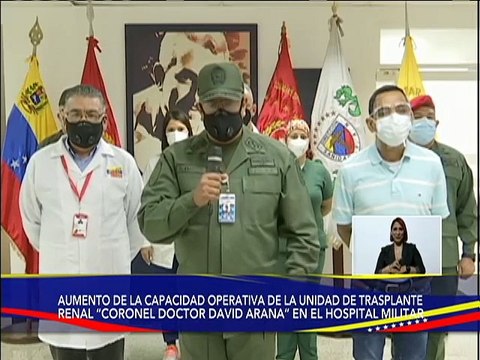 Hospital Militar inicia Plan Nacional de Trasplante Renal en alianza con diversas instituciones