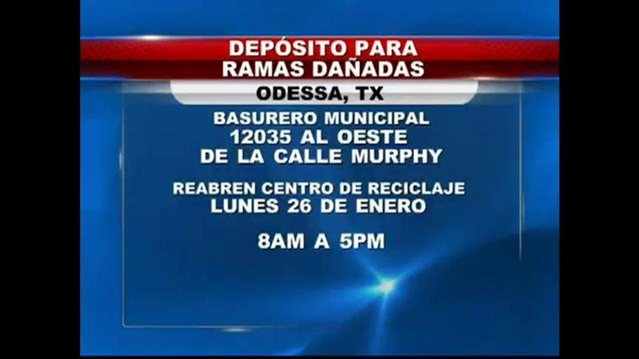 Depósito para ramas dañadas