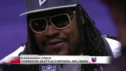 Crea Marshawn Lynch controversia en 'Día de Medios'