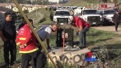 Continúa operativo de búsqueda de menor que cayó en alcantarilla