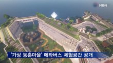 "가상 농촌마을로 오세요" 메타버스 체험공간 공개