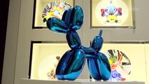 Artist Jeff Koons' Iconic Balloon Dog in Blue Porcelain Miniature Versions Up for Sale