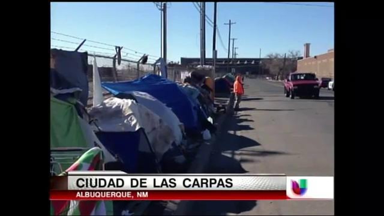 Genera controversia desalojo de indigentes del centro de Albuquerque