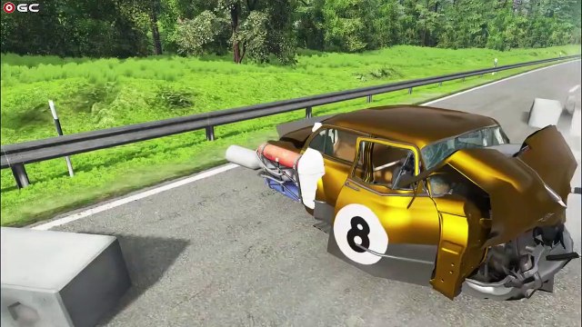 Cars VS HIGH RAMP #4 / Jump FLY / BeamNg Drive