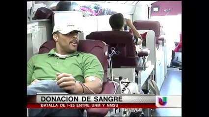 Se enfrentan UNM y NMSU en batalla por donación de sangre