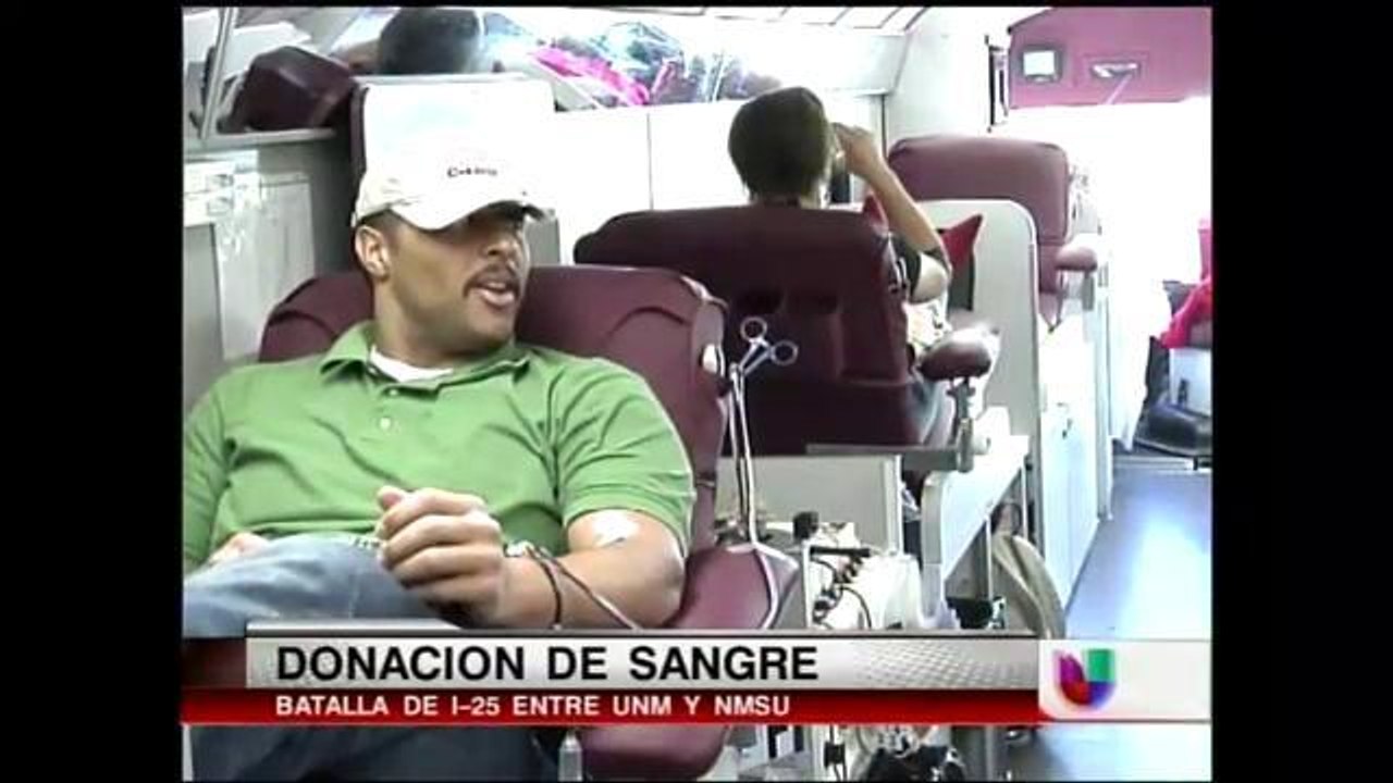 Se enfrentan UNM y NMSU en batalla por donación de sangre