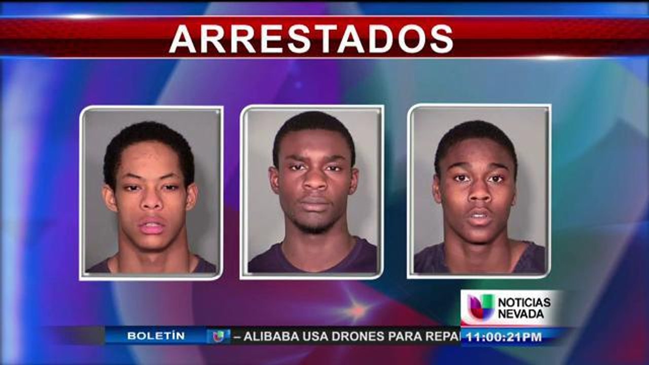 Tres sospechosos de robo fueron arrestados