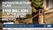 President Joe Biden touts benefit of new infrastructure bill