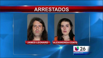 Arrestados James Leonard y Alexandrea Coats