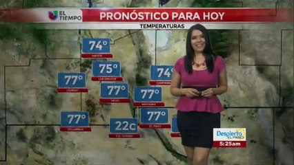 El clima con Brenda Reyes: Febrero 19, 2015.