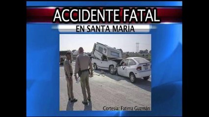 Identifican a las víctimas de fatal accidente